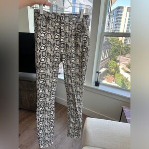 Good American Snake Print Jeans